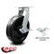 Service Caster 10'' Extra Heavy Duty Phenolic Wheel Swivel Caster with Brake and Swivel Lock CRAN-SCC-KP92S1030-PHR-SLB-BSL - alternate 4